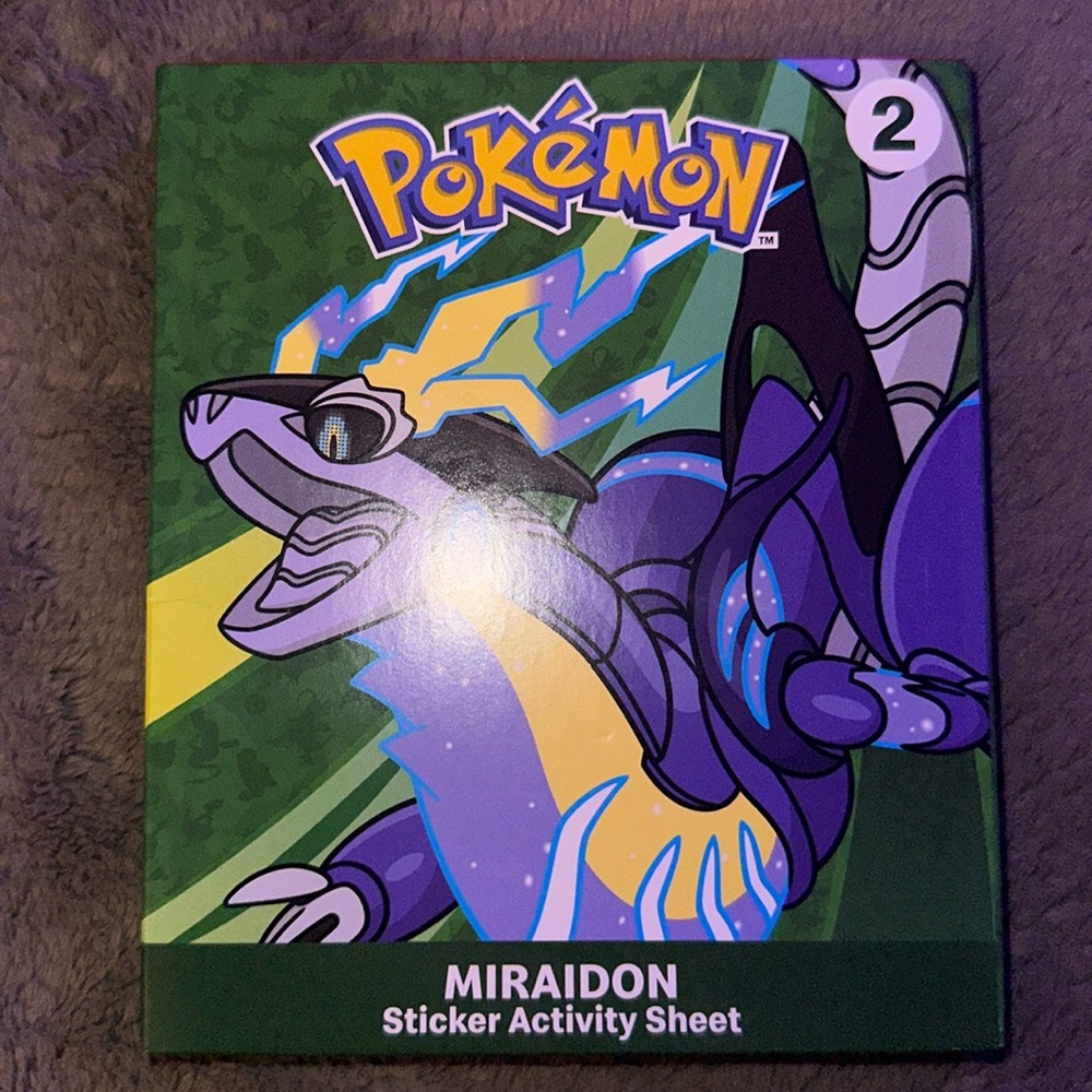 McDonald’s Pokemon Miraidon Happy Meal 2025